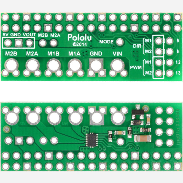 Pololu DRV8835 Dual Motor Driver Kit for Raspberry Pi
