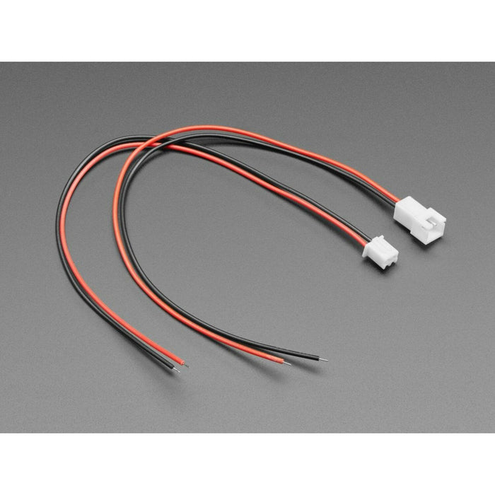 2.5mm Pitch 2-pin Cable Matching Pair - JST XH compatible