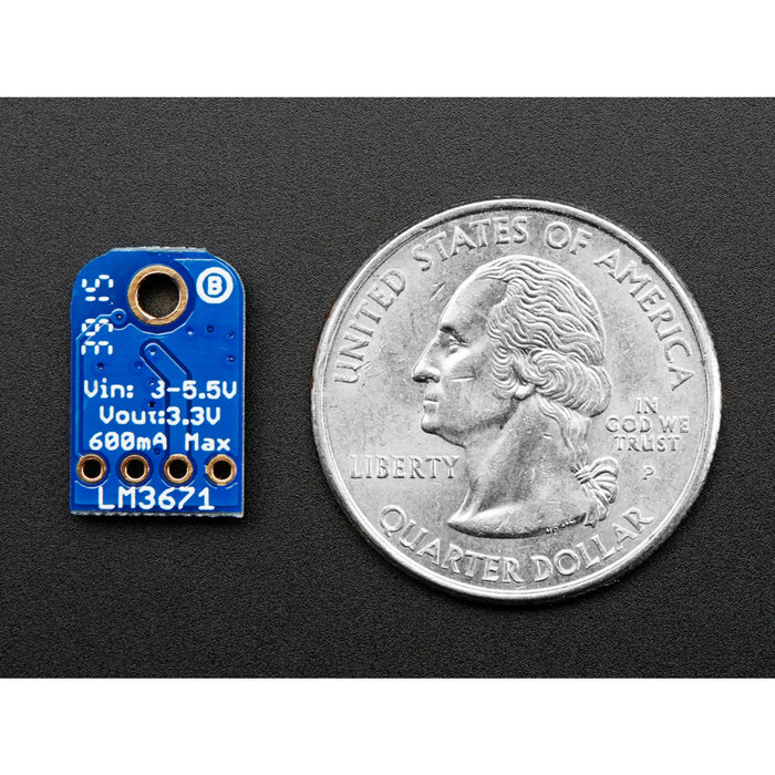 LM3671 3.3V Buck Converter Breakout - 3.3V Output 600mA Max