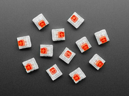 Kailh Mechanical Key Switches - Linear Red - 12 Pack