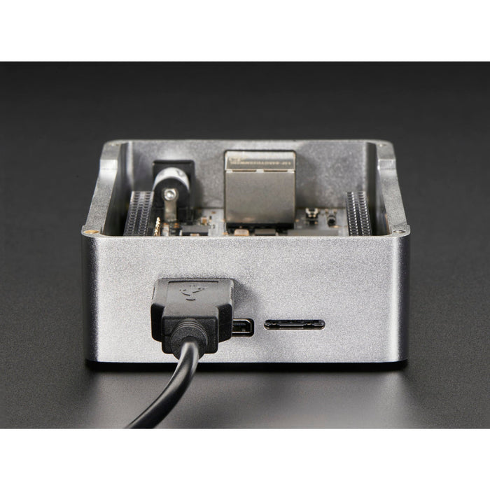 Anidees BeagleBoneBlack Case - Silver Aluminum with Crystal Top