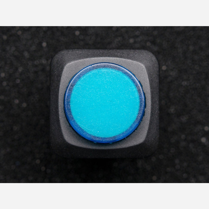 16mm Illuminated Pushbutton - Blue Momentary