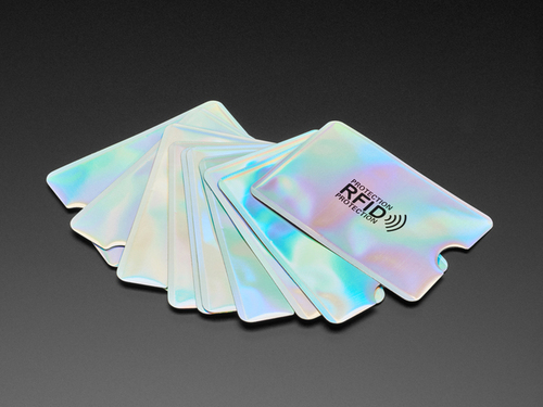Holographic RFID Blocking Card Holders (10-pack)