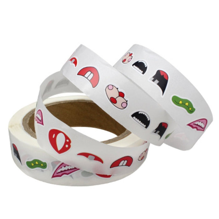 Roll of Mouth Stickers