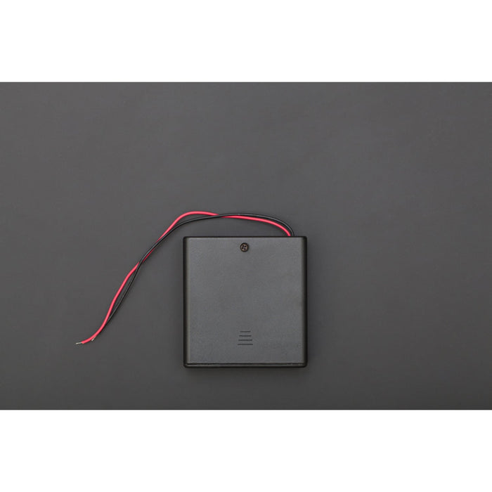 4xAA battery holder (square with cover)