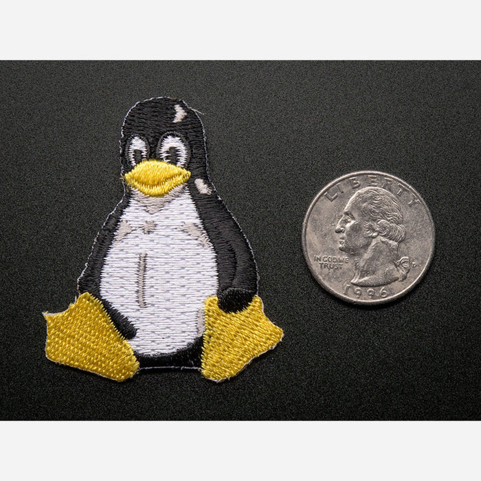 Linux Tux Penguin - Skill badge, iron-on patch