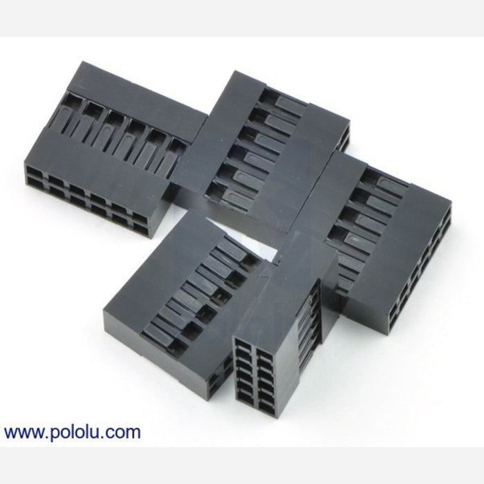 0.1 (2.54mm) Crimp Connector Housing: 2x6-Pin 5-Pack