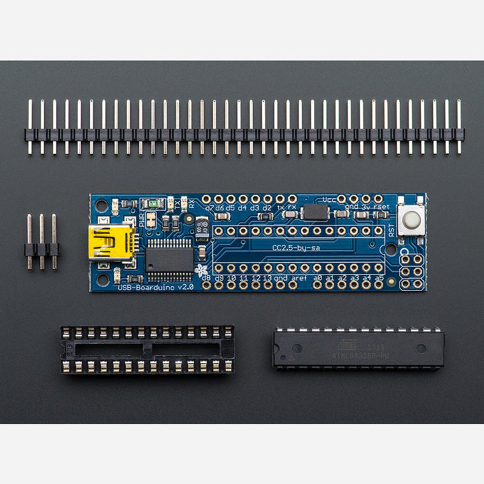 USB Boarduino (Arduino compatible) Kit w/ATmega328 [v2.0]