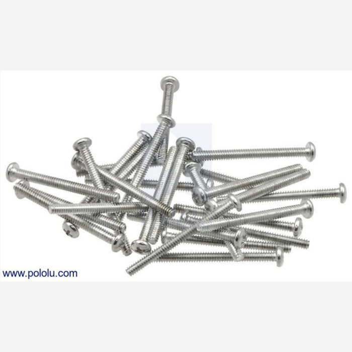 Machine Screw: #4-40, 1 1/4 Length, Phillips (25-pack)
