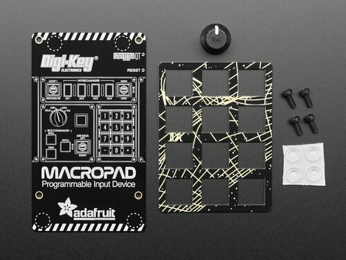 Adafruit MacroPad RP2040 Enclosure + Hardware Add-on Pack