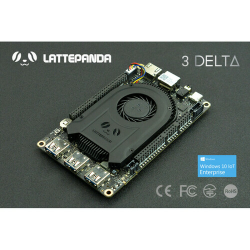 LattePanda 3 Delta 864 - The Most Powerful Windows/Linux Single Board Computer 8GB/64GB with Enterprise License