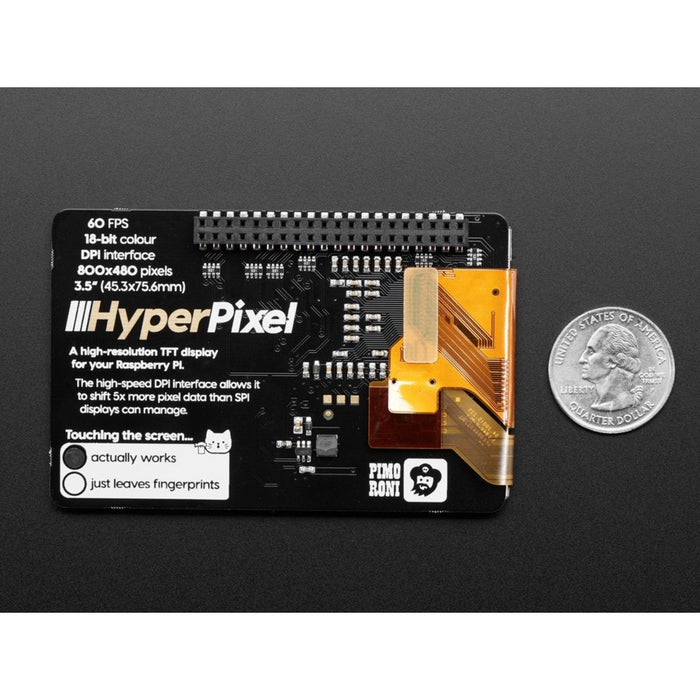 Pimoroni HyperPixel - 4.0" Hi-Res Display for Raspberry Pi