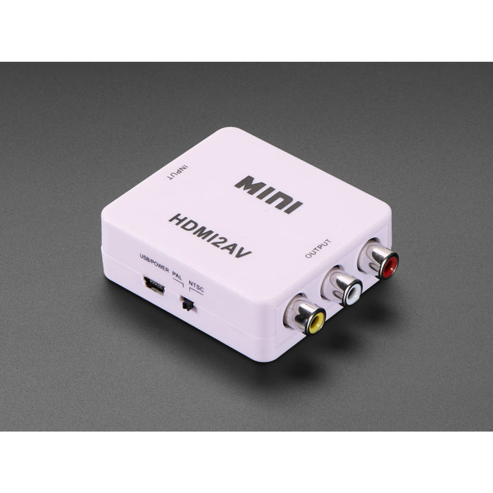 HDMI to RCA Audio and NTSC or PAL Video Adapter