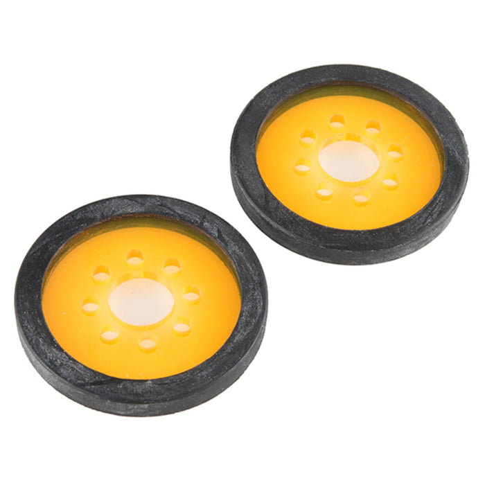 Precision Disc Wheel - 2 (Clear Orange, 2 Pack)