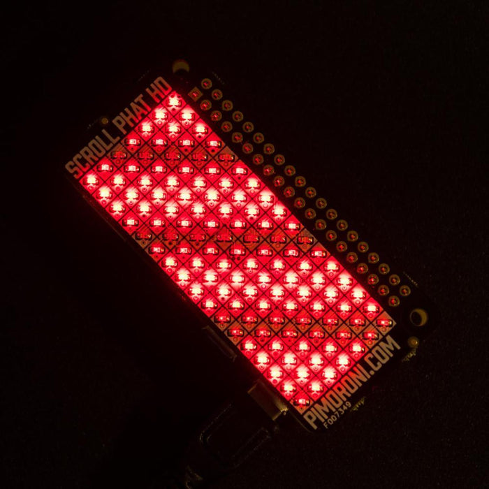 Scroll pHAT HD - Pink