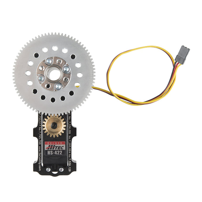 Channel Mount Gearbox Kit - Continuous Rotation (7:1 Ratio)