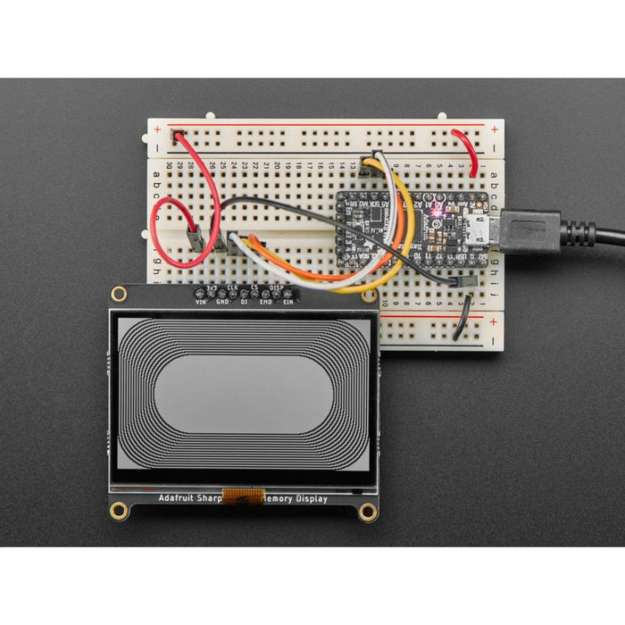 Adafruit SHARP Memory Display Breakout - 2.7 400x240 Monochrome
