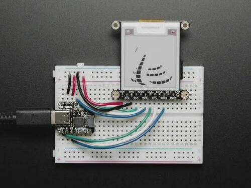 Adafruit 1.54" Tri-Color eInk / ePaper 200x200 Display with SRAM