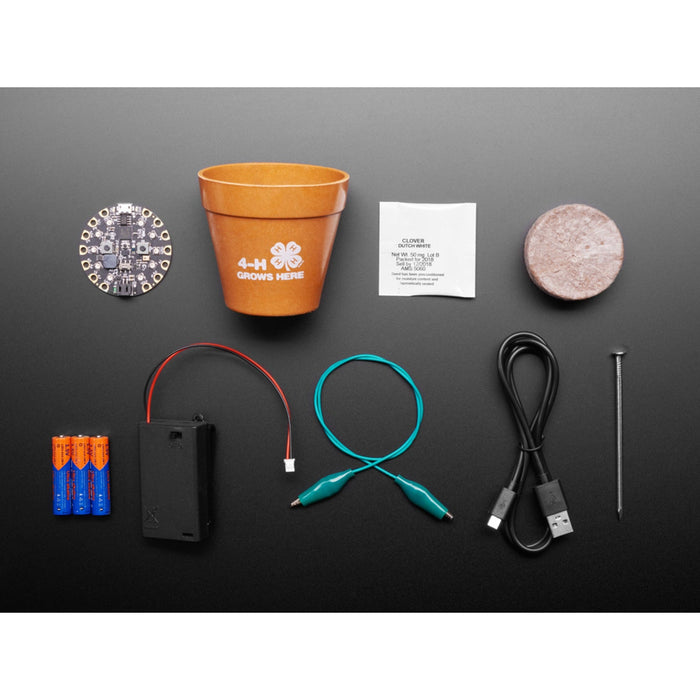 4-H Grow Your Own Clovers Kit with Circuit Playground Express - Soil Sensor Mini Kit