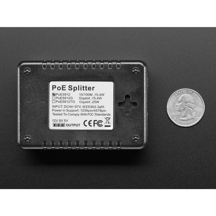 802.3af PoE Output Data  Power Splitter - 5/9/12V