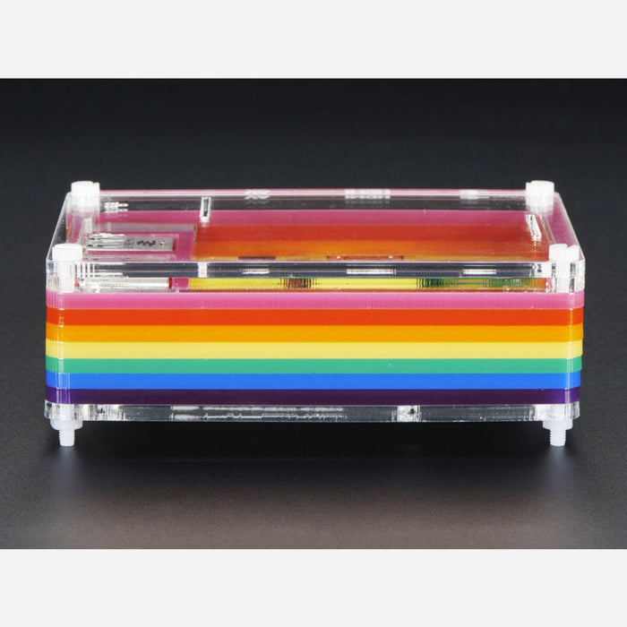 Rainbow Pibow - Enclosure for Raspberry Pi 2 / Model B+/ Pi 3