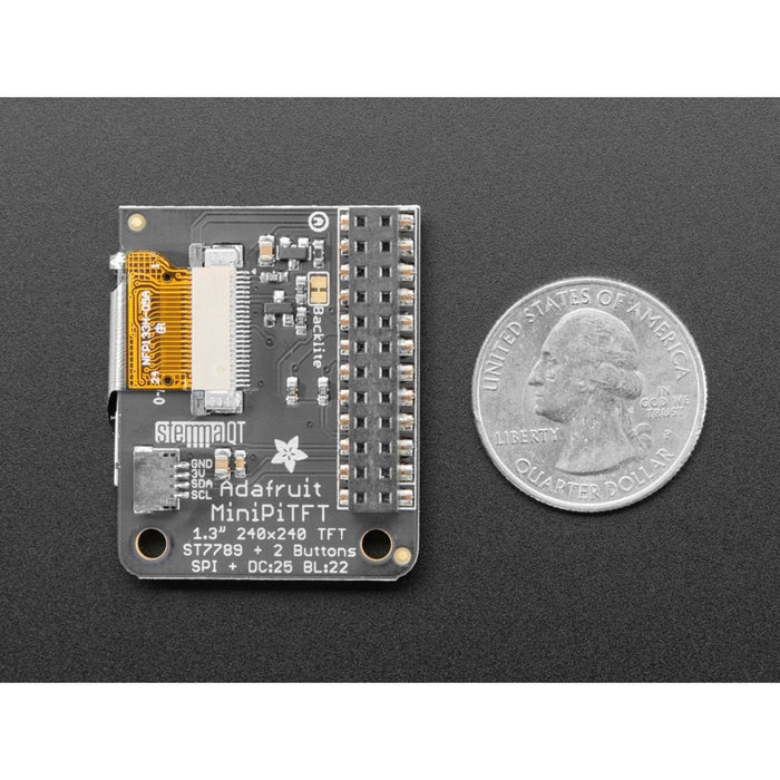 Adafruit Mini PiTFT 1.3 - 240x240 TFT Add-on for Raspberry Pi