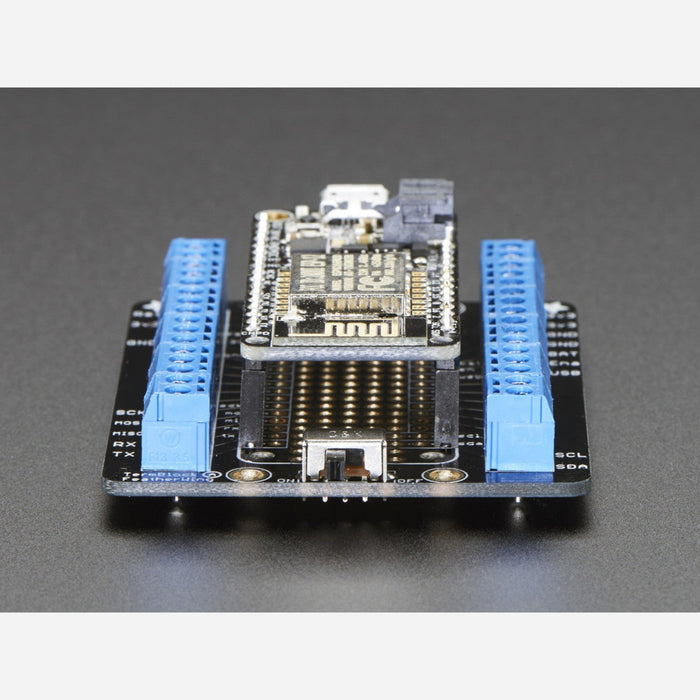 Assembled Terminal Block Breakout FeatherWing for all Feathers