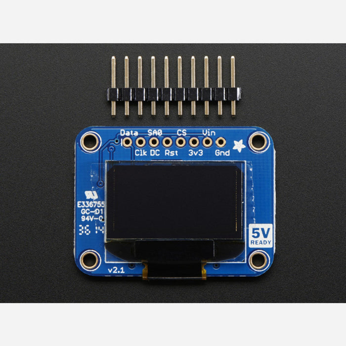 Monochrome 0.96 128x64 OLED graphic display