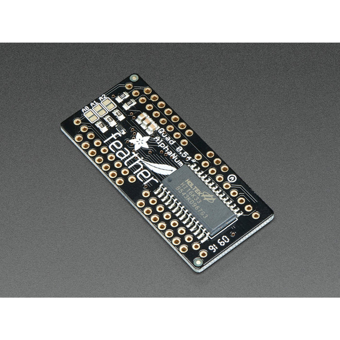 Adafruit 0.54 Quad Alphanumeric FeatherWing Display - Blue