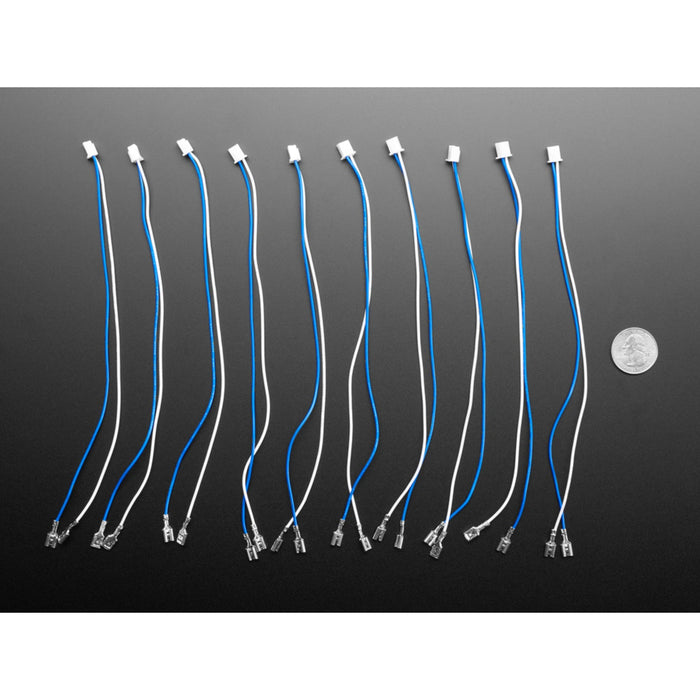Arcade Button and Switch Quick-Connect Wires - 0.187 (10-pack)