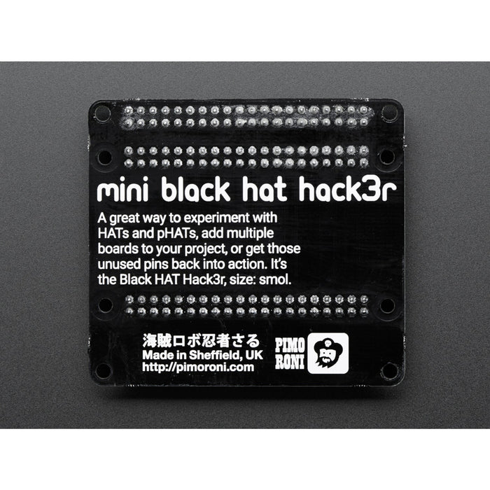 Pimoroni Mini Black HAT Hack3r - Fully Assembled