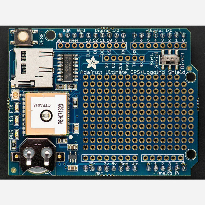 Adafruit Ultimate GPS Logger Shield - Includes GPS Module