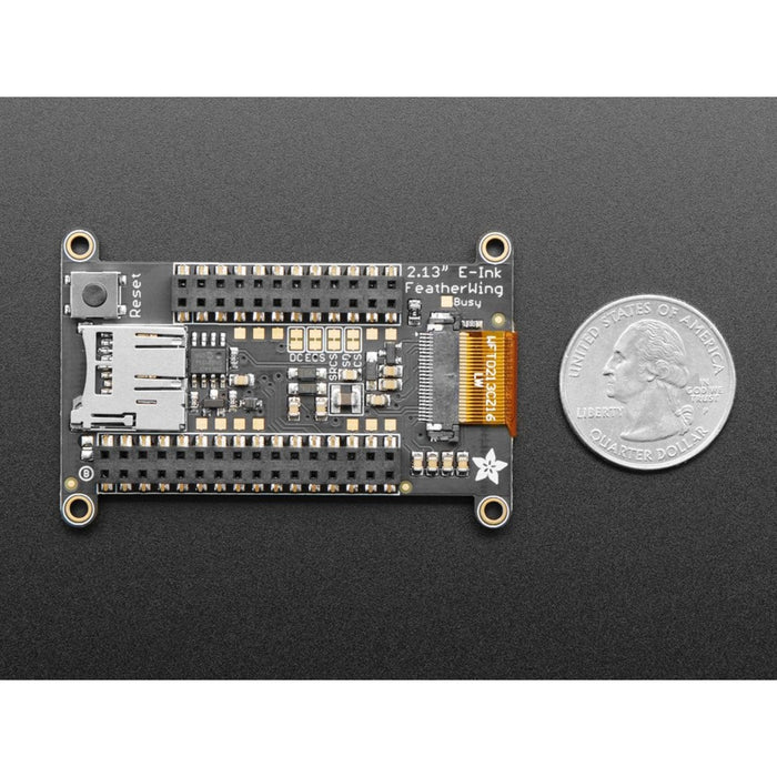 Adafruit 2.13 Monochrome eInk / ePaper Display FeatherWing - 250x122 Black and White