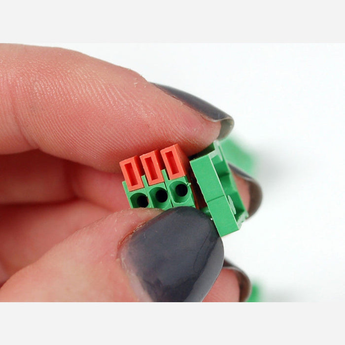 Configurable Spring Terminal Blocks - 3 Pin 0.1 Pitch R/A - x 5