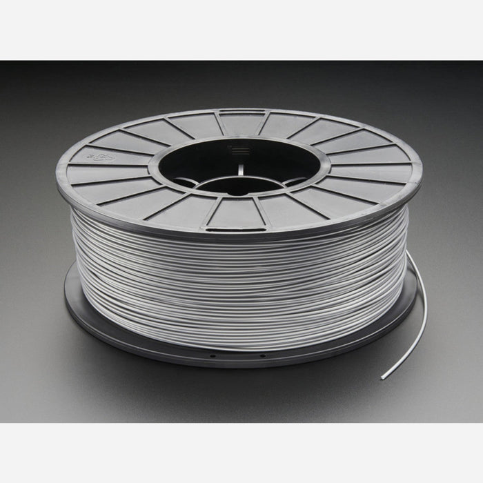 ABS Filament for 3D Printers - 1.75mm Diameter - Silver - 1KG