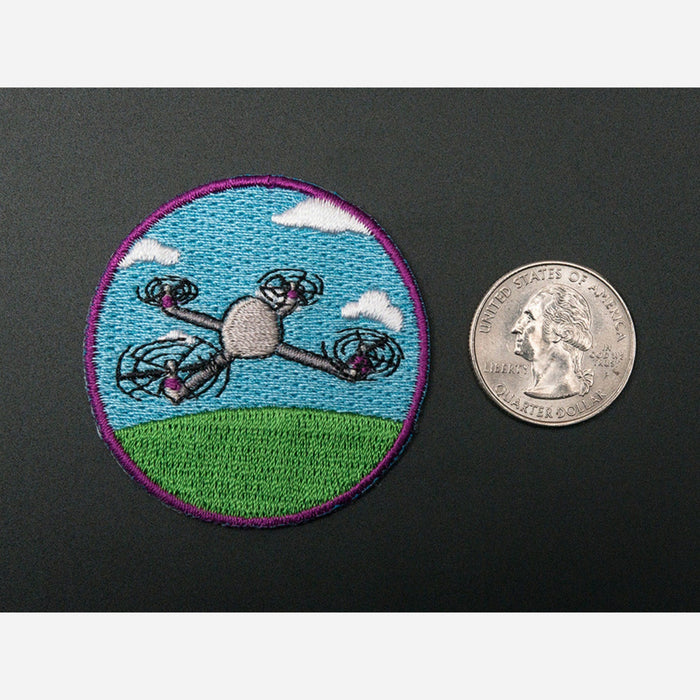 Educational mini UAVs- Skill badge, iron-on patch