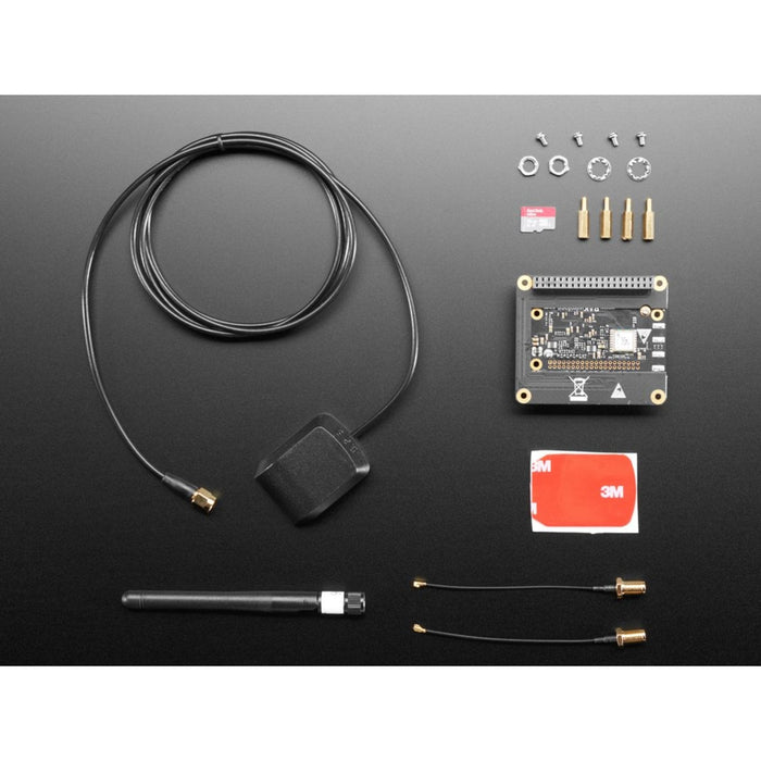 8 Channel LoRa Gateway HAT with LoRa and GPS Antenna - SX1301 - Pi Not Included