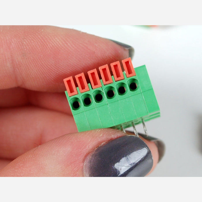 Configurable Spring Terminal Blocks - 3 Pin 0.1 Pitch R/A - x 5