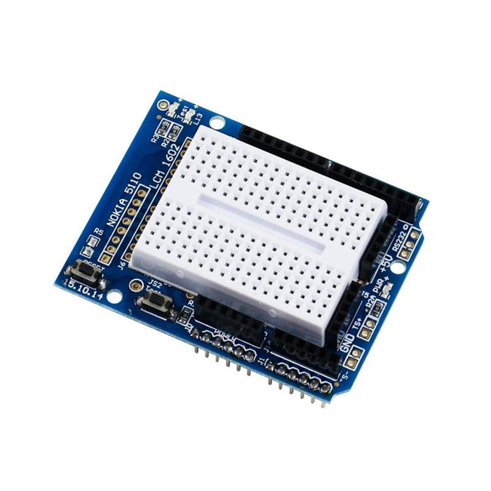 Yahboom Uno R3 Prototype expansion board with mini breadboard