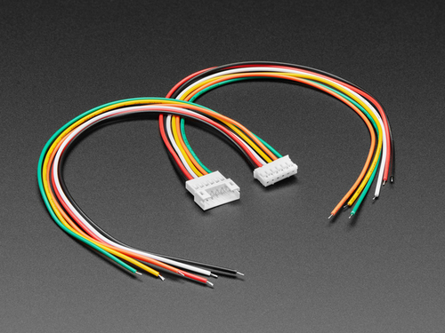 2.0mm Pitch 6-pin Cable Matching Pair - JST PH Compatible