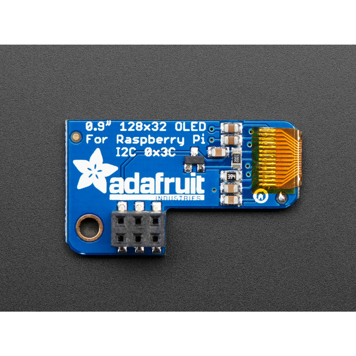 Adafruit PiOLED - 128x32 Monochrome OLED Add-on for Raspberry Pi