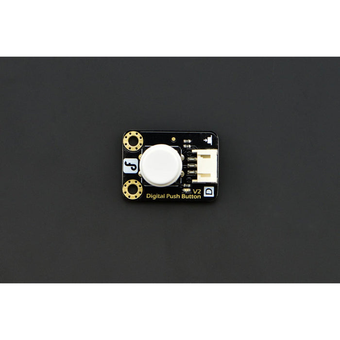 Gravity:Digital Push Button (White)