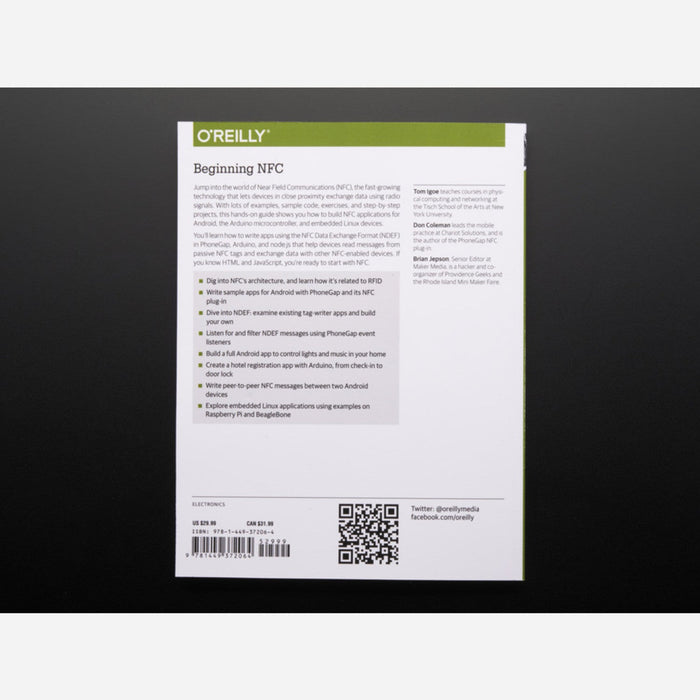 Beginning NFC with Arduino, Android, and PhoneGap