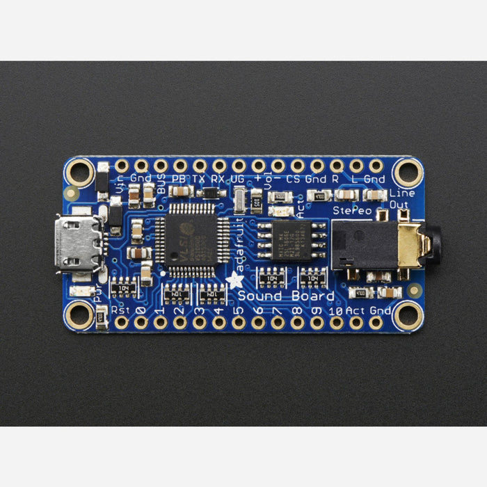 Adafruit Audio FX Sound Board - WAV/OGG Trigger - 2MB storage - Headphone out only