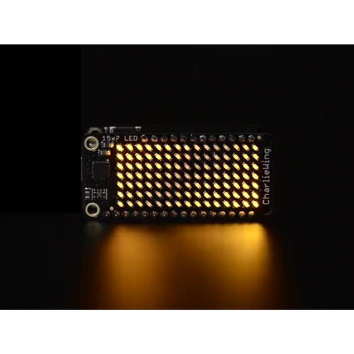 Adafruit 15x7 CharliePlex LED Matrix Display FeatherWings