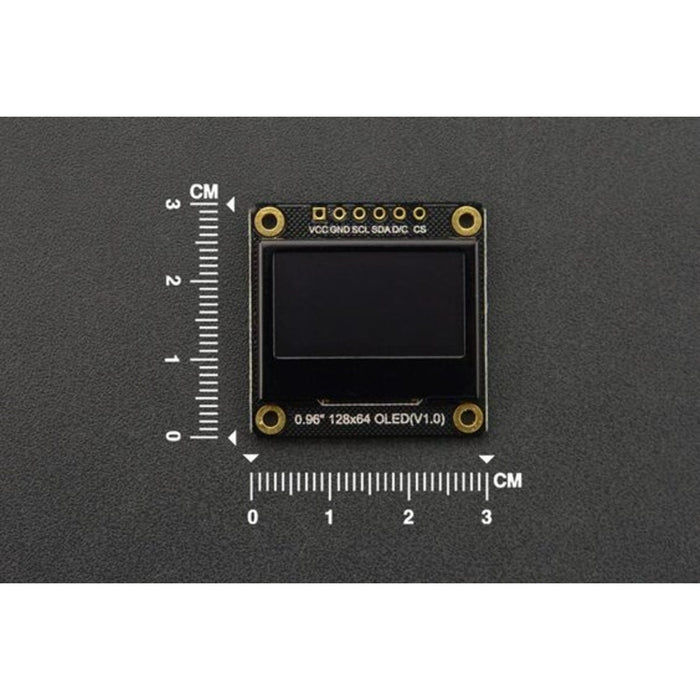 Monochrome 0.96 128x64 I2C/SPI OLED Display