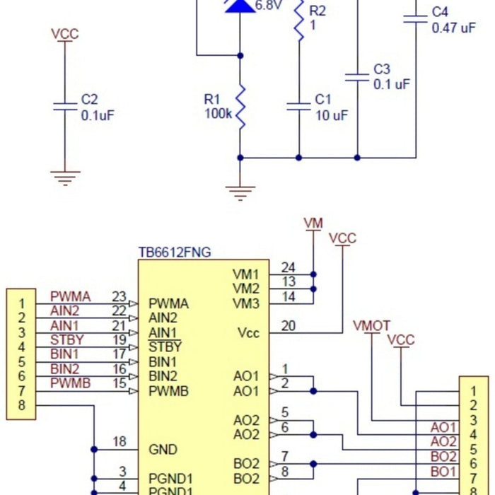 TB6612FNG Dual Motor Driver Carrier