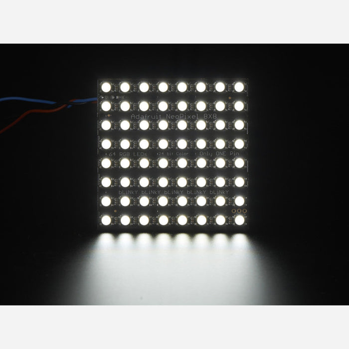 Adafruit NeoPixel NeoMatrix - 64 RGBW - Cool White - ~6000K