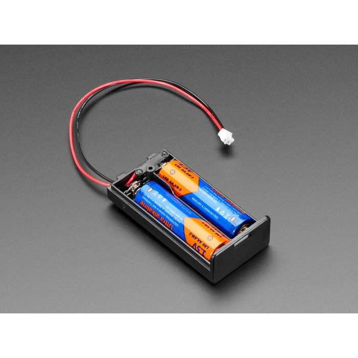 2 x AA Battery Holder with On/Off Switch  JST PH Connector