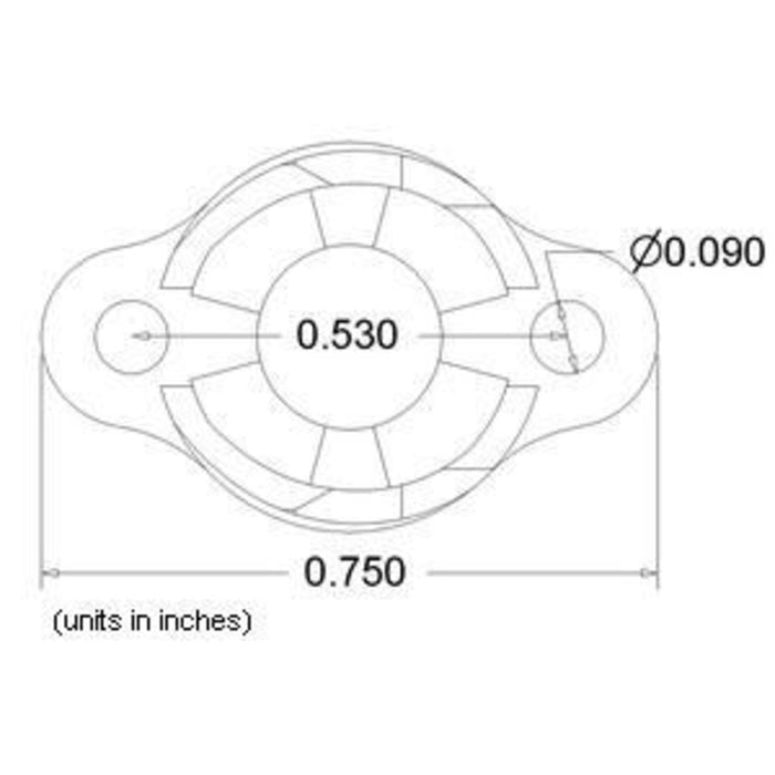 Ball Caster Plastic - 3/8